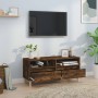 Mueble de TV madera contrachapada roble ahumado 100x34,5x44,5cm en Muebles TV | Comprar online en Foru.es