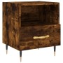 Mesita de noche madera ingeniería roble ahumado 40x35x47,5 cm de vidaXL, Mesitas de noche - Ref: Foro24-827398, Precio: 41,50...