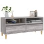 Mueble de TV madera contrachapada gris Sonoma 100x34,5x44,5 cm en Muebles TV | Comprar online en Foru.es