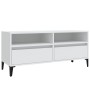 Mueble para TV madera contrachapada blanco 100x34,5x44,5 cm en Muebles TV | Comprar online en Foru.es