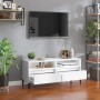 Mueble para TV madera contrachapada blanco 100x34,5x44,5 cm en Muebles TV | Comprar online en Foru.es