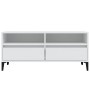 Mueble para TV madera contrachapada blanco 100x34,5x44,5 cm en Muebles TV | Comprar online en Foru.es
