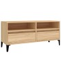 Mueble de TV madera contrachapada roble Sonoma 100x34,5x44,5 cm en Muebles TV | Comprar online en Foru.es