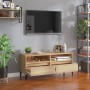 Mueble de TV madera contrachapada roble Sonoma 100x34,5x44,5 cm en Muebles TV | Comprar online en Foru.es