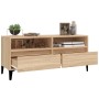 Mueble de TV madera contrachapada roble Sonoma 100x34,5x44,5 cm en Muebles TV | Comprar online en Foru.es