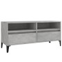 Mueble de TV madera contrachapada gris hormigón 100x34,5x44,5cm en Muebles TV | Comprar online en Foru.es