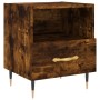 Mesita noche 2 uds madera ingeniería roble ahumado 40x35x47,5cm de vidaXL, Mesitas de noche - Ref: Foro24-827399, Precio: 71,...