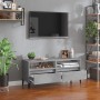 Mueble de TV madera contrachapada gris hormigón 100x34,5x44,5cm en Muebles TV | Comprar online en Foru.es