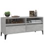 Mueble de TV madera contrachapada gris hormigón 100x34,5x44,5cm en Muebles TV | Comprar online en Foru.es
