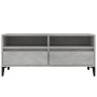 Mueble de TV madera contrachapada gris hormigón 100x34,5x44,5cm en Muebles TV | Comprar online en Foru.es