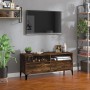 Mueble de TV madera contrachapada roble ahumado 100x34,5x44,5cm en Muebles TV | Comprar online en Foru.es