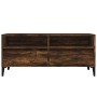 Mueble de TV madera contrachapada roble ahumado 100x34,5x44,5cm en Muebles TV | Comprar online en Foru.es