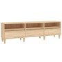 Mueble de TV madera contrachapada roble Sonoma 150x30x44,5 cm en Muebles TV | Comprar online en Foru.es
