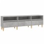 Mueble de TV madera contrachapada gris hormigón 150x30x44,5 cm en Muebles TV | Comprar online en Foru.es