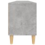 Mueble de TV madera contrachapada gris hormigón 150x30x44,5 cm en Muebles TV | Comprar online en Foru.es