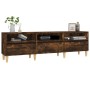 Mueble de TV madera contrachapada roble ahumado 150x30x44,5 cm en Muebles TV | Comprar online en Foru.es