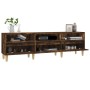 Mueble de TV madera contrachapada roble ahumado 150x30x44,5 cm en Muebles TV | Comprar online en Foru.es