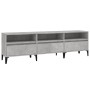 Mueble de TV madera contrachapada gris hormigón 150x30x44,5 cm en Muebles TV | Comprar online en Foru.es