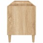 Mueble para discos de madera de roble Sonoma 121x38x48 cm en Armarios y almacenamiento | Comprar online en Foru.es