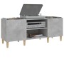 Mueble discos madera contrachapada gris hormigón 121x38x48 cm en Armarios y almacenamiento | Comprar online en Foru.es