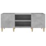 Mueble discos madera contrachapada gris hormigón 121x38x48 cm en Armarios y almacenamiento | Comprar online en Foru.es