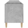 Mueble discos madera contrachapada gris hormigón 121x38x48 cm en Armarios y almacenamiento | Comprar online en Foru.es