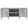Mueble para discos madera contrachapada gris sonoma 121x38x48cm en Armarios y almacenamiento | Comprar online en Foru.es