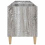 Mueble para discos madera contrachapada gris sonoma 121x38x48cm en Armarios y almacenamiento | Comprar online en Foru.es