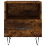 Mesita noche 2 uds madera ingeniería roble ahumado 40x35x47,5cm de vidaXL, Mesitas de noche - Ref: Foro24-827431, Precio: 51,...