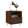Mesita noche 2 uds madera ingeniería marrón roble 40x35x47,5 cm de vidaXL, Mesitas de noche - Ref: Foro24-827435, Precio: 49,...