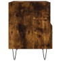 Mesita noche 2 uds madera ingeniería roble ahumado 40x35x47,5cm de vidaXL, Mesitas de noche - Ref: Foro24-827431, Precio: 51,...