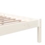 Estructura de cama madera maciza blanco 90x200 cm de vidaXL, Camas y somieres - Ref: Foro24-814870, Precio: 78,42 €, Descuent...