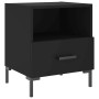 Mesitas de noche 2 uds madera ingeniería negro 40x35x47,5 cm de vidaXL, Mesitas de noche - Ref: Foro24-827439, Precio: 67,65 ...