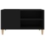 Mueble para discos madera contrachapada negro 84,5x38x48 cm en Armarios y almacenamiento | Comprar online en Foru.es