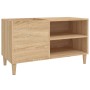 Mueble discos madera contrachapada roble sonoma 84,5x38x48 cm en Armarios y almacenamiento | Comprar online en Foru.es