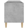 Mueble discos madera contrachapada gris hormigón 84,5x38x48 cm en Armarios y almacenamiento | Comprar online en Foru.es