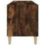 Mueble discos madera contrachapada roble ahumado 84,5x38x48 cm en Armarios y almacenamiento | Comprar online en Foru.es