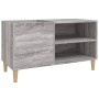Mueble discos madera contrachapada gris sonoma 84,5x38x48 cm en Armarios y almacenamiento | Comprar online en Foru.es