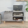 Mueble discos madera contrachapada gris sonoma 84,5x38x48 cm en Armarios y almacenamiento | Comprar online en Foru.es