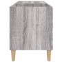 Mueble discos madera contrachapada gris sonoma 84,5x38x48 cm en Armarios y almacenamiento | Comprar online en Foru.es