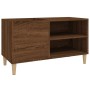 Mueble discos madera contrachapada roble marrón 84,5x38x48 cm en Armarios y almacenamiento | Comprar online en Foru.es