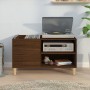 Mueble discos madera contrachapada roble marrón 84,5x38x48 cm en Armarios y almacenamiento | Comprar online en Foru.es