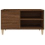 Mueble discos madera contrachapada roble marrón 84,5x38x48 cm en Armarios y almacenamiento | Comprar online en Foru.es