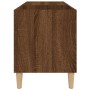Mueble discos madera contrachapada roble marrón 84,5x38x48 cm en Armarios y almacenamiento | Comprar online en Foru.es