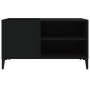 Mueble para discos madera contrachapada negro 84,5x38x48 cm en Armarios y almacenamiento | Comprar online en Foru.es