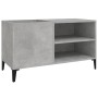 Mueble discos madera contrachapada gris hormigón 84,5x38x48 cm en Armarios y almacenamiento | Comprar online en Foru.es