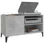 Mueble discos madera contrachapada gris hormigón 84,5x38x48 cm en Armarios y almacenamiento | Comprar online en Foru.es