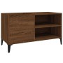 Mueble discos madera contrachapada roble marrón 84,5x38x48 cm en Armarios y almacenamiento | Comprar online en Foru.es