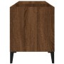 Mueble discos madera contrachapada roble marrón 84,5x38x48 cm en Armarios y almacenamiento | Comprar online en Foru.es