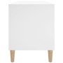 Mueble para discos madera contrachapada blanco 100x38x48 cm en Armarios y almacenamiento | Comprar online en Foru.es